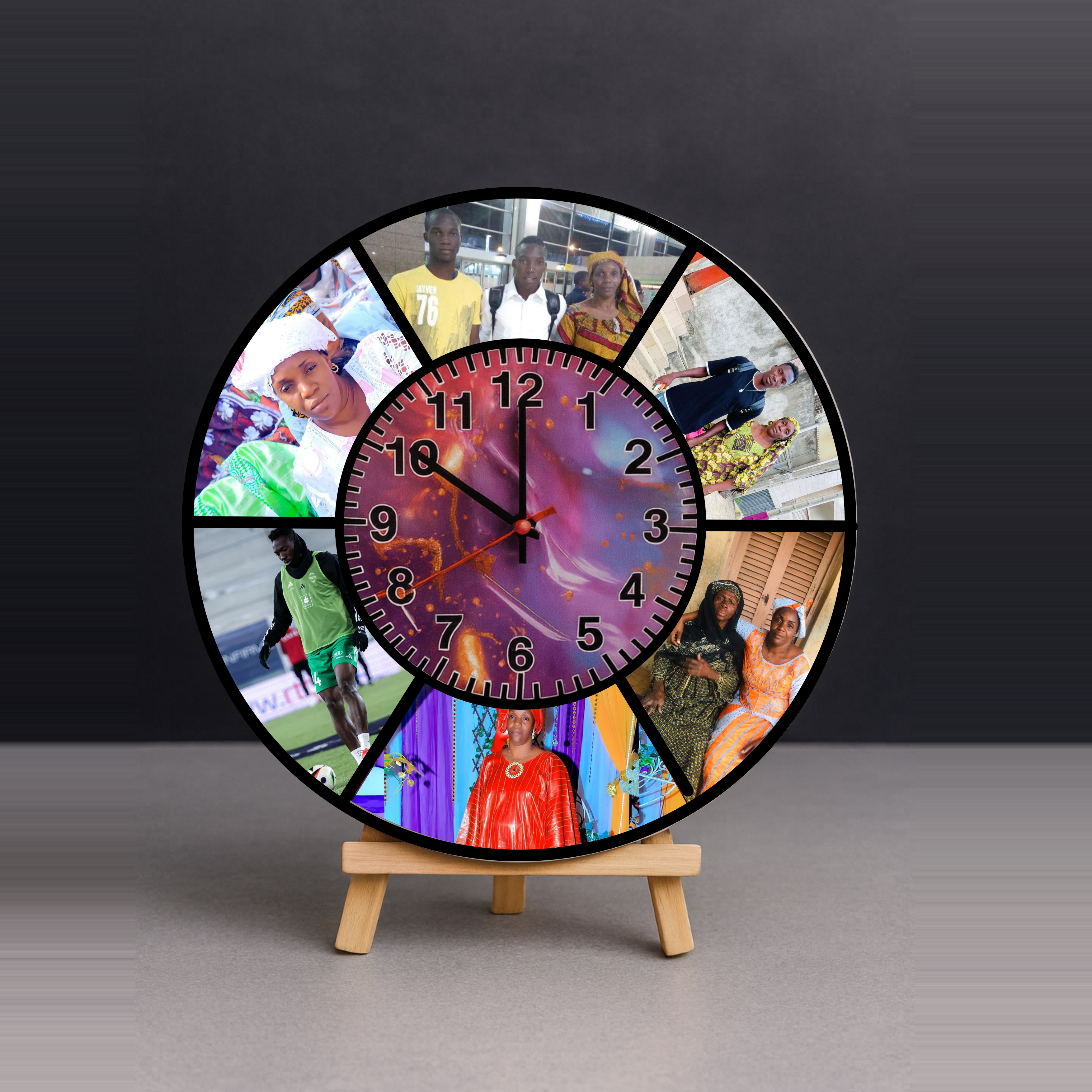 Horloge en Bois 30cm